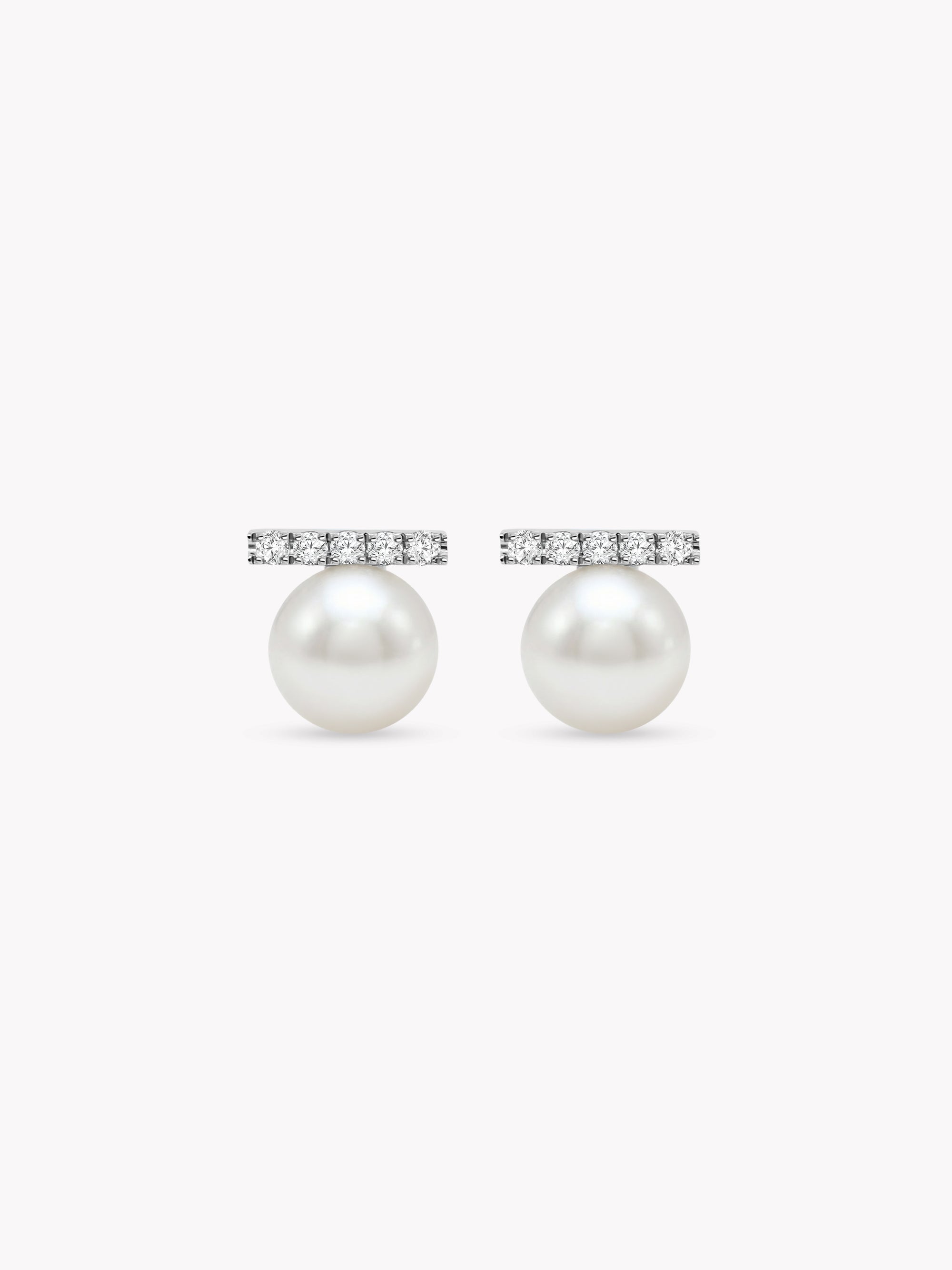 Line Pearl Earrings