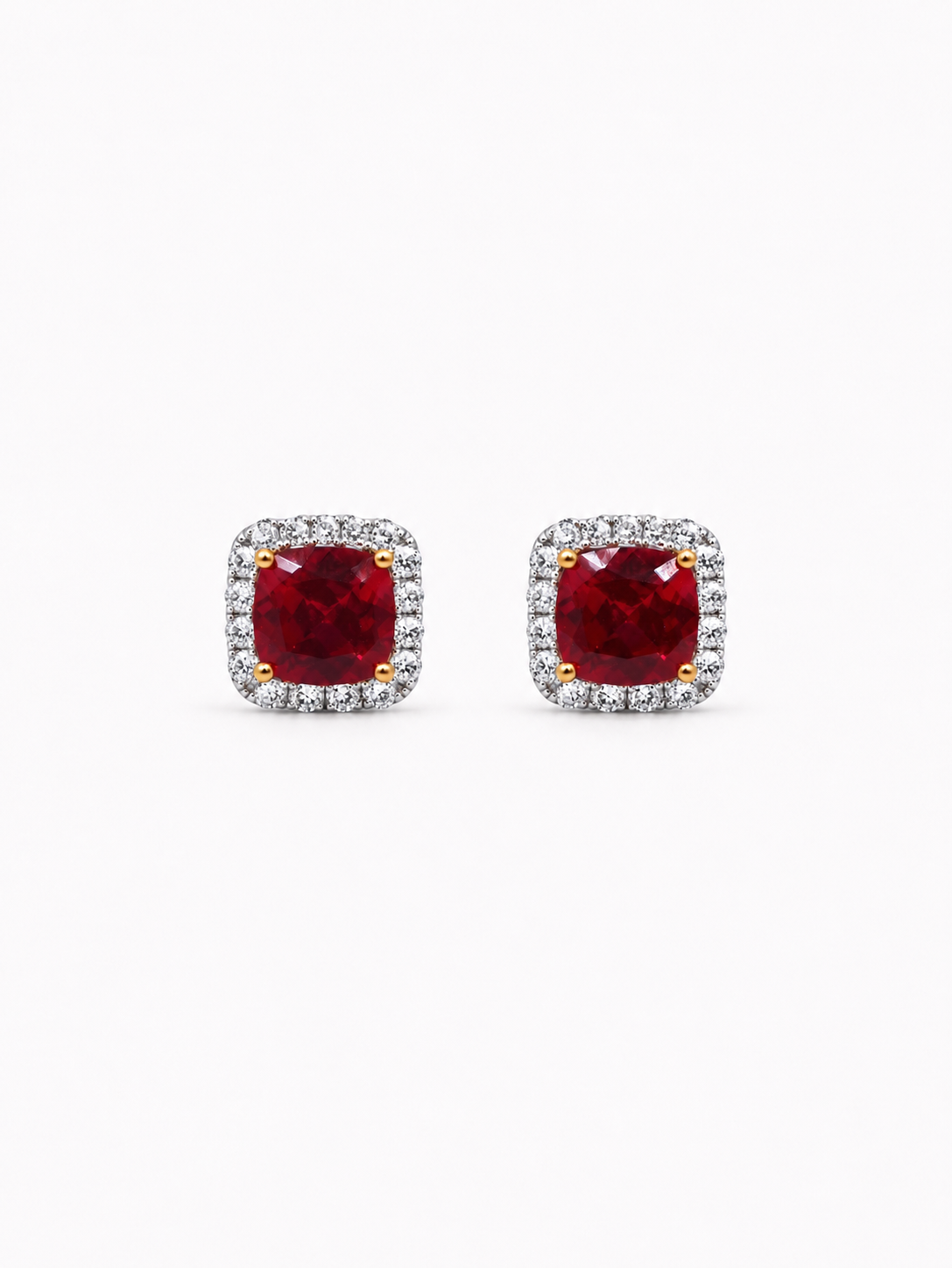 Love Letter Ruby Stud Earrings