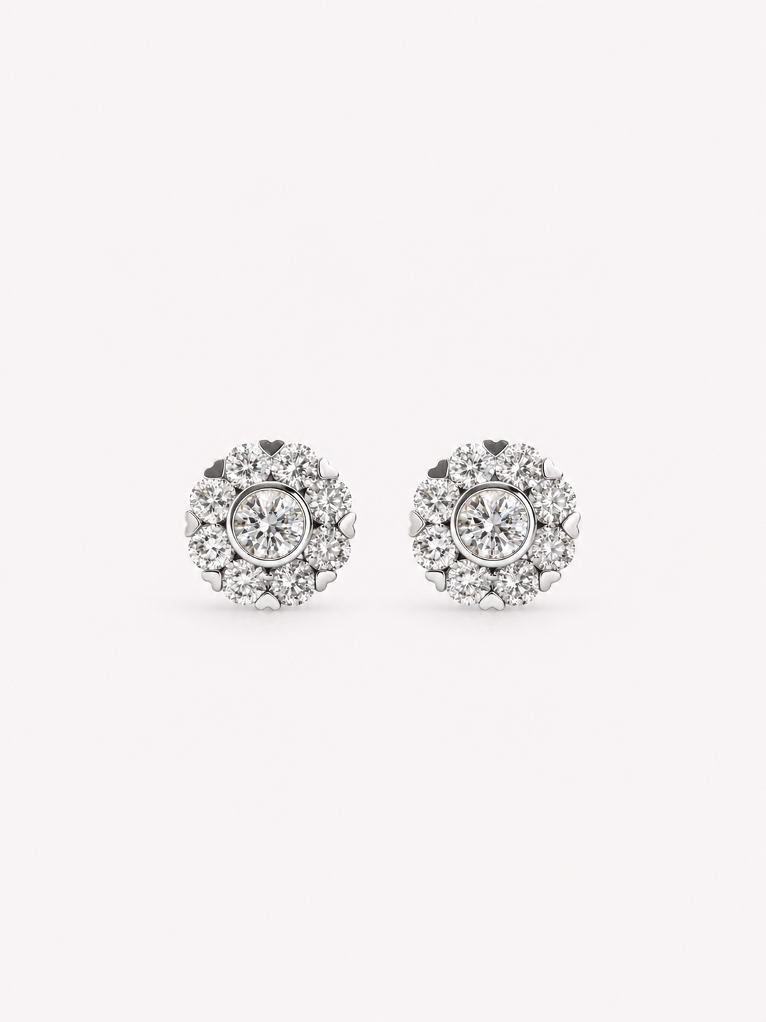 Signet Bouquet Stud Earrings
