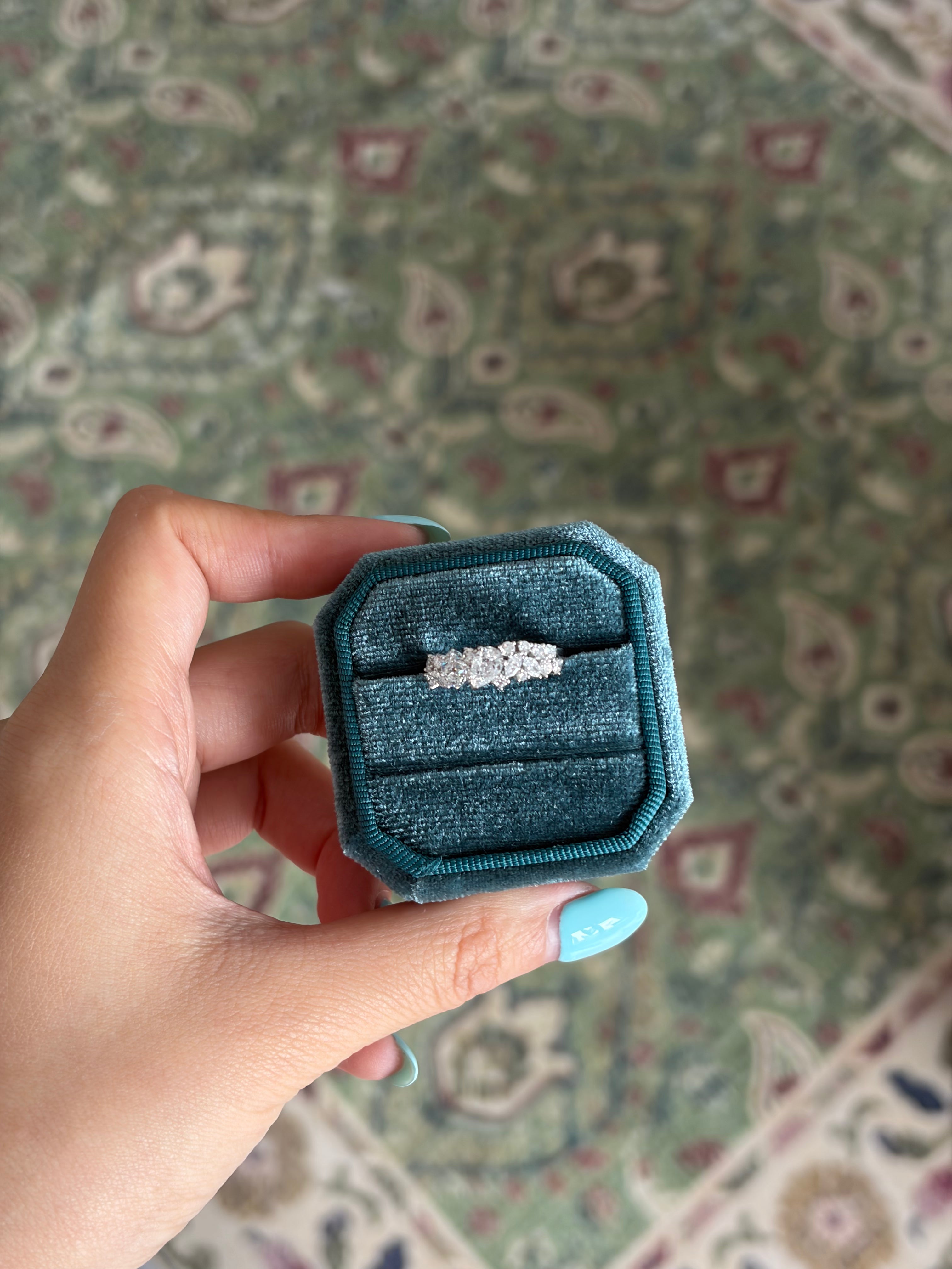 Custom Order - Cluster Diamond Band